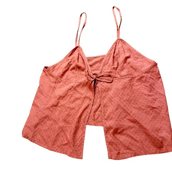Unkown Tops - Unknown‎ Size L/XL Open Front Tie Closure Spaghetti Strap